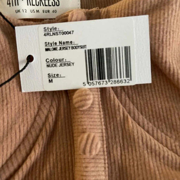 Malone Ribbed Bodysuit by 4th & Reckless, NWT - Picture 11 of 12